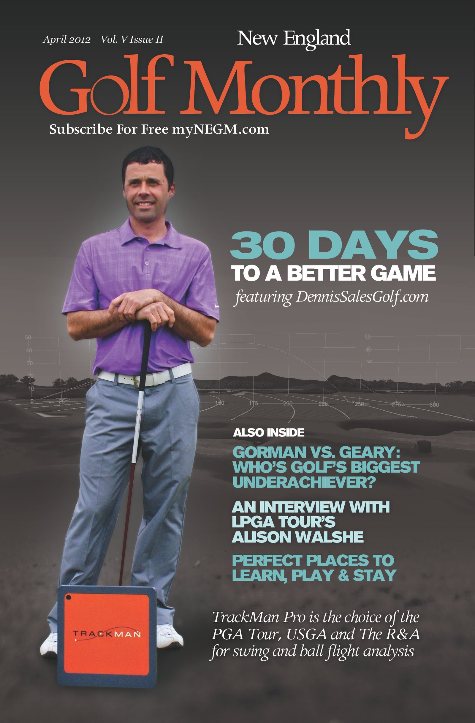 New England Golf Monthly Brand and Editorial Redesign