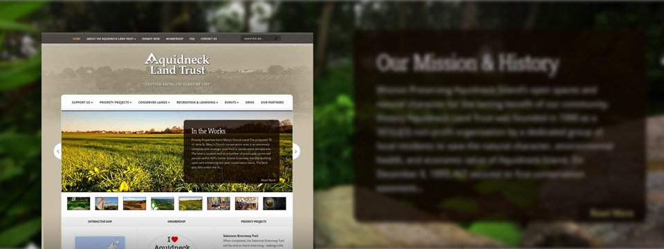 Aquidneck Land Trust | Website Redesign