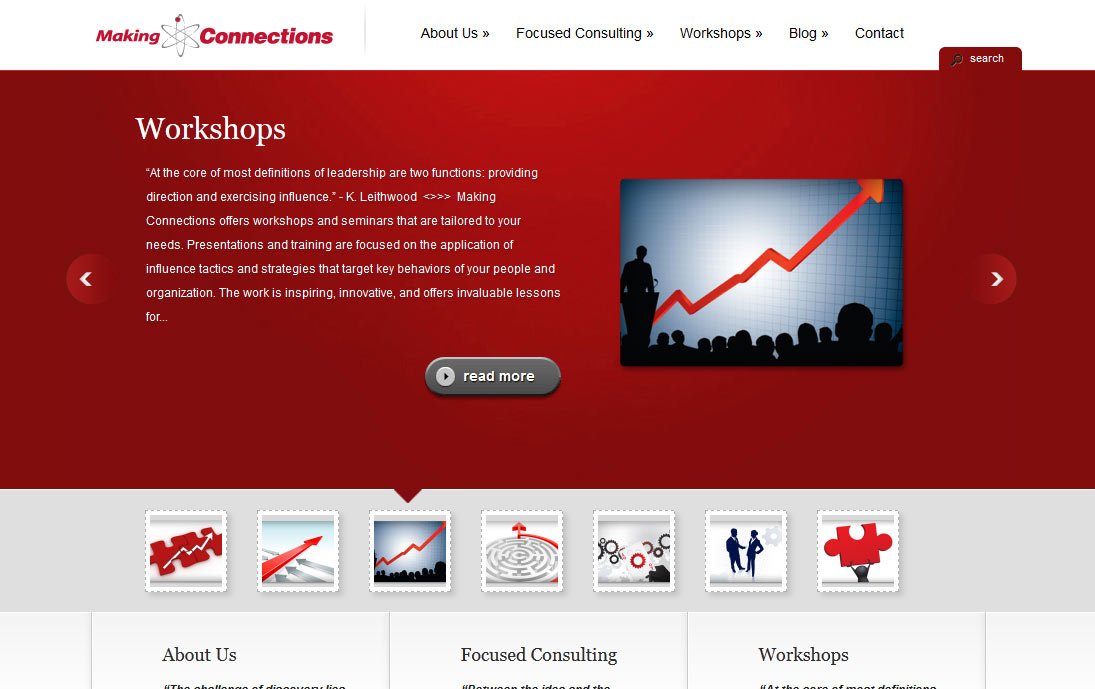 Making Connections | Website Redesign