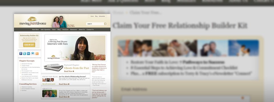 Moving Past Divorce | Brand & Website Design
