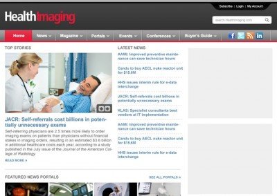 Health Imaging Website Design
