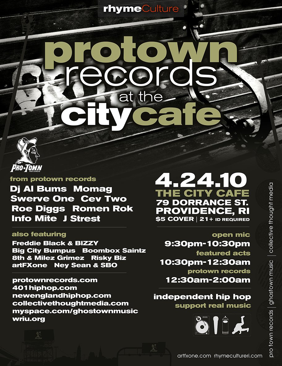 8.5″ x 11″ Event Flyer – ProTown Records