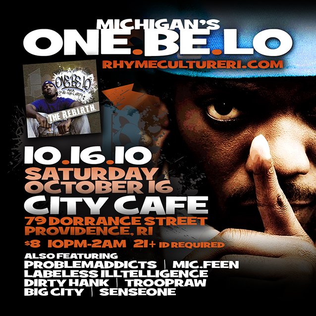 One Be Lo – 4″ x 4″ Flyer Design