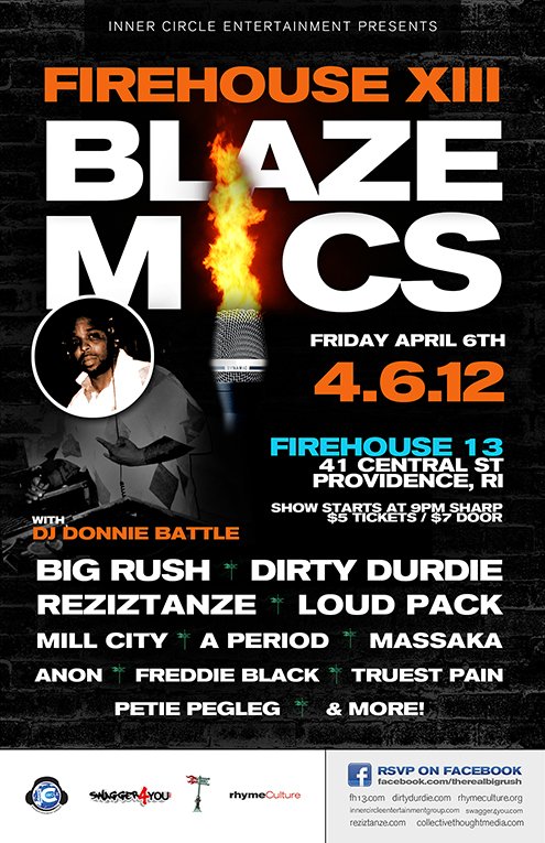 11′ x 17″ Event Flyer – Blaze Mics