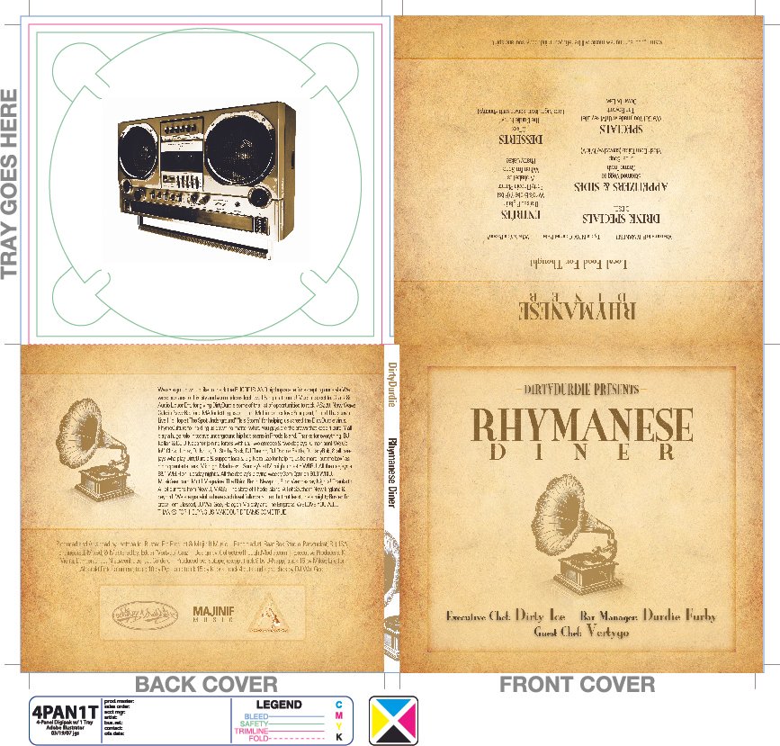 Rhymanese Album Artwork Design
