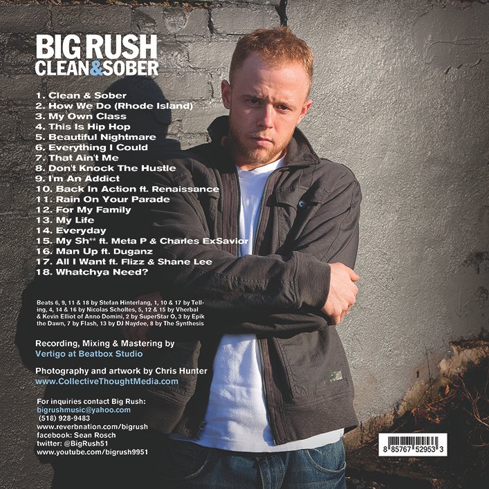 CD Artwork Design & Photography – Big Rush