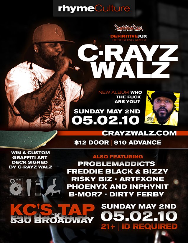 Event 8.5″ x 11″ Flyer – C-Rayz Walz