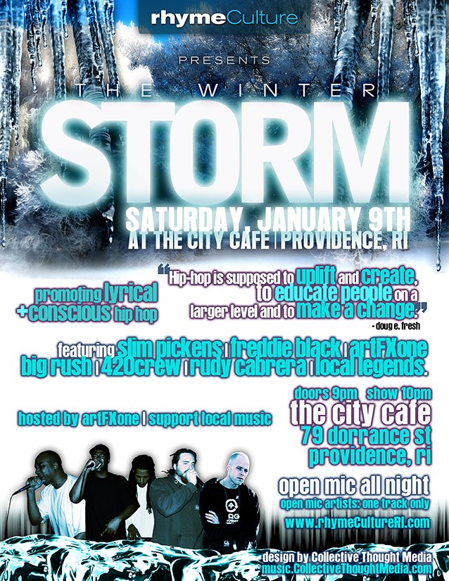 8.5″ x 11″ Event Flyer – Winter Storm