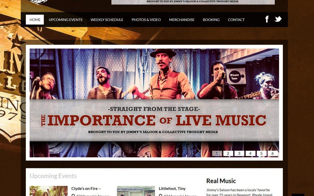 Jimmy’s Saloon | WordPress Website