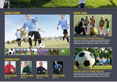 WordPress Sports Club Theme