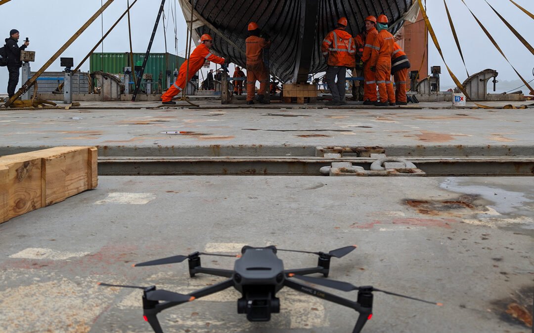 Viking ship “Draken” hires Collective Thought Media to shoot aerial video